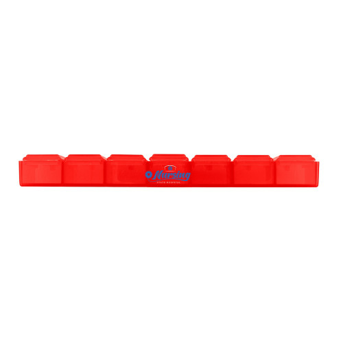Pojemnik na tabletki z 7 przegrodami | Chuks Czerwony V9597-05 (4)