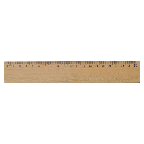 Drewniana linijka 20cm Drewniany LT91926-N0093 