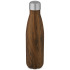 Izolowana próżniowo butelka Cove ze stali nierdzewnej o pojemności 500 ml z nadrukiem imitującym drewno Drewno 10068371  thumbnail