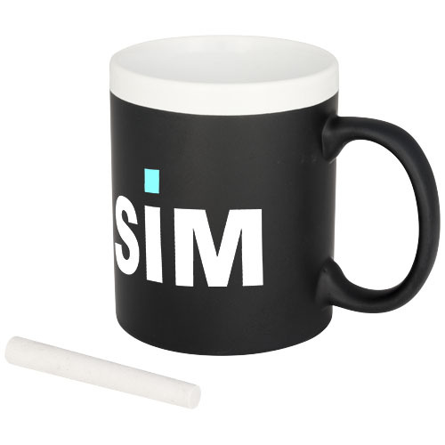 Kubek z powłoką tablicową Biały 10052600 (2)