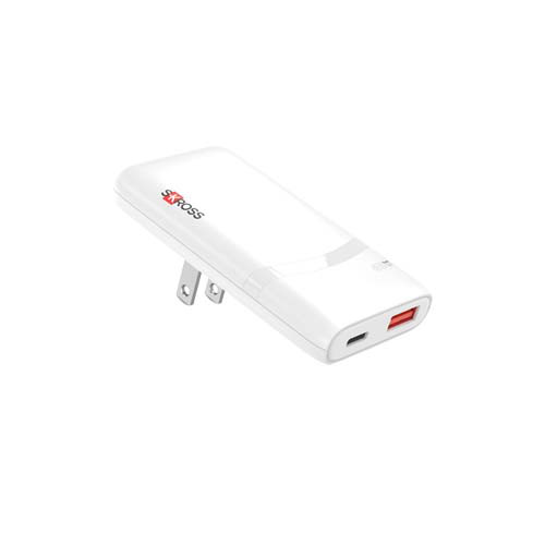 Ładowarka wielozłączowa SKROSS® Klip Slim 65 W Biały 12461801 