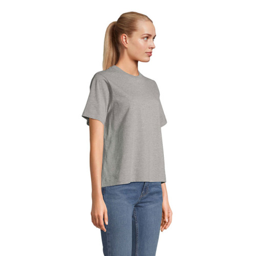 LEGEND WOMEN  T-SHIRT Szary Melanż S04776-GM-3XL (2)