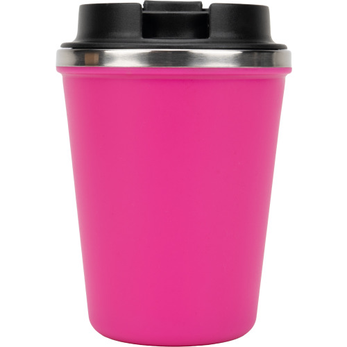 Kubek termiczny 350 ml z powłoką z recyklingu METODY Różowy 8496211 (5)