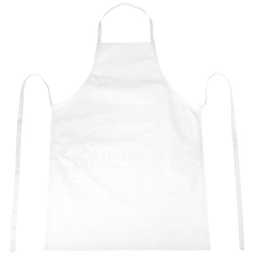Fartuch bawełniany Reeva z wiązaniem z tyłu, 100% bawełna Biały 11271201 (3)