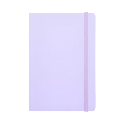 Notatnik A5 z tworzywa PU  Liliowy LT92066-N0071 (1)