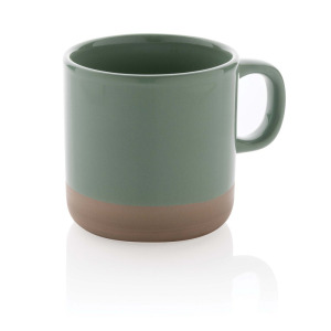Kubek ceramiczny 360 ml zielony