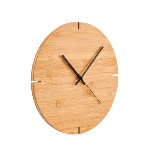 Bambusowy zegar ścienny drewna MO6792-40 (2)