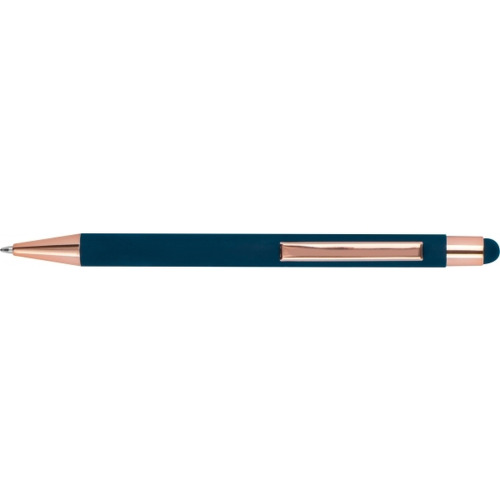 Długopis metalowy touch pen soft touch MIRAMAR Granatowy 432844 (3)
