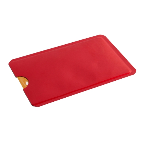 Etui na kartę kredytową, ochrona przed RFID czerwony V0607-05 (3)