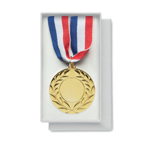 Medal o średnicy 5 cm Matowy Zloty