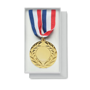 Medal o średnicy 5 cm Matowy Zloty