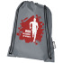 Plecak Oriole ze sznurkiem ściągającym z recyklowanego plastiku PET Szary 12046182 (1) thumbnail