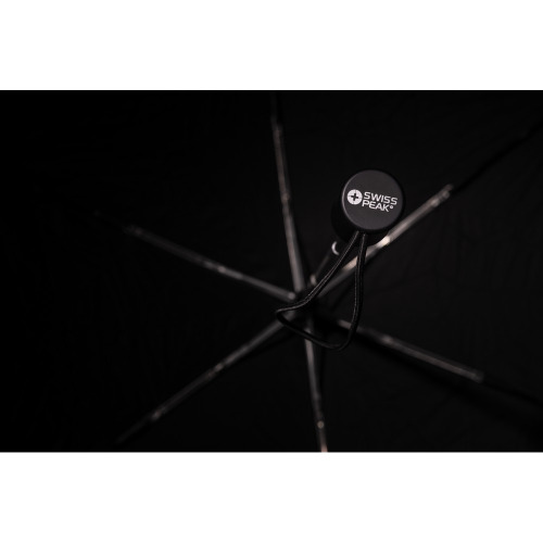 Parasol automatyczny 20.5" Swiss Peak AWARE™ RPET Czarny P850.321 (4)