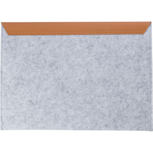 Etui na laptopa 14" z filcu RPET, teczka na dokumenty Szary V1250-19 (6)