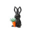 Przybornik biurowy królik Bunny Czarny QL10115-BK  thumbnail