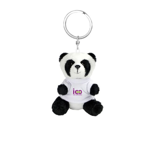 Bea, pluszowa panda, brelok czarno-biały HE763-88 (2)