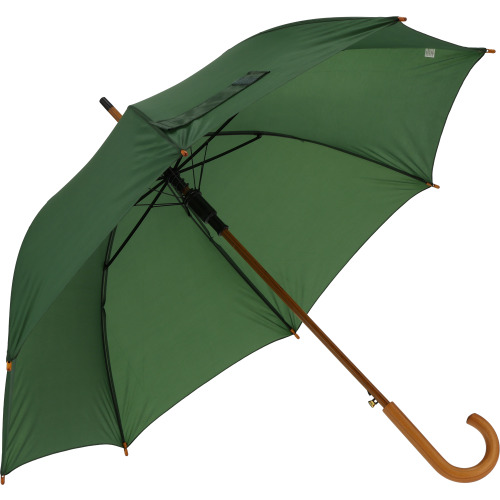 Parasol automatyczny drewniany Ø105 cm NANCY Ciemnozielony 513199 