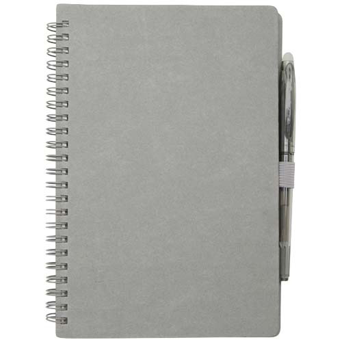 Slate zestaw składający się z notatnika wielokrotnego użytku z miękką okładką i długopisu Szary 10798682 (2)