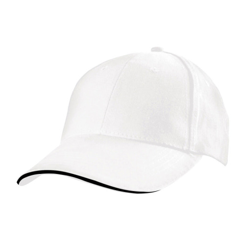Czapka z daszkiem 6 paneli SAN FRANCISCO Biały 046606 