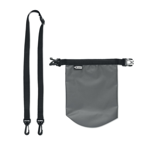 Wodoodporna torba 210T RPET 1,5L Kamienny Szary MO2466-15 (3)