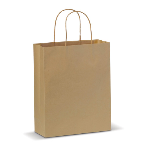 Średnia torba papierowa Eco 120g/m² Jasnobrązowy LT91717-N0052 