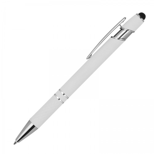 Długopis aluminiowy touch pen HERMANN Biały 1368906 (2)