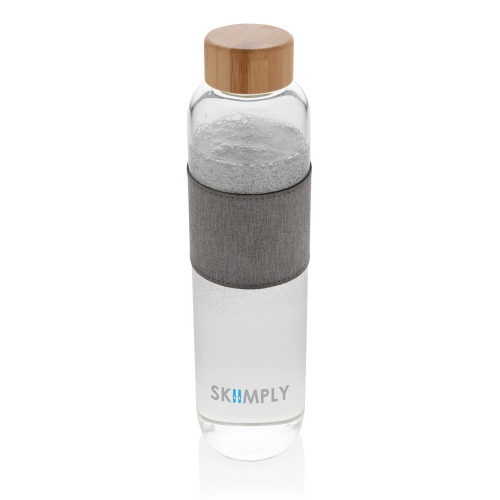 Szklana butelka 750 ml w pokrowcu Neutralny P436.770 (8)