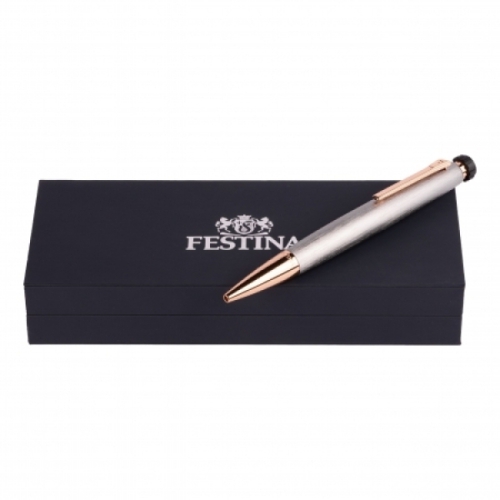 Długopis Chronobike Rose Gold Navy Srebrny FSC1634B (4)