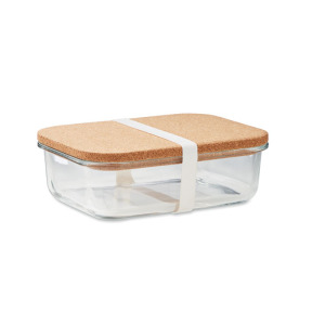 Szklany lunch box Przezroczysty