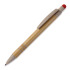 Długopis bambusowo-słomkowy Stylus Beżowy / czerwony LT87282-N5521  thumbnail