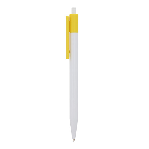 Długopis Kuma w mocnym kolorze Biały / żółty LT87877-N0141 (2)