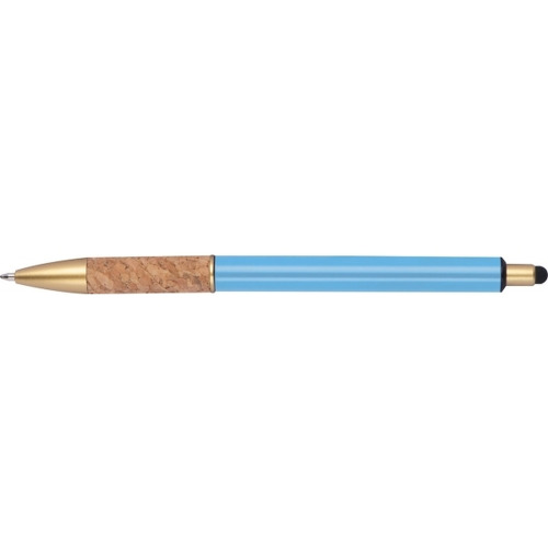 Długopis metalowy touch pen CAPRI Jasnoniebieski 369024 (3)
