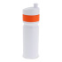 Bidon sportowy z obwódką  750ml Biały / pomarańczowy LT98786-N0126 (2) thumbnail