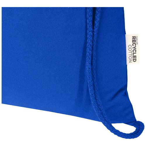 Peru Blend torba ściągana sznurkiem z materiału z recyklingu z certyfikatem GRS o gramaturze 180 g/m², 5 l Królewski niebieski 12079153 (5)