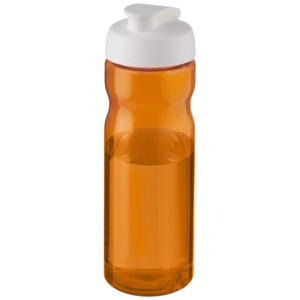 Bidon H2O Eco o pojemności 650 ml z wieczkiem zaciskowym Pomarańczowy