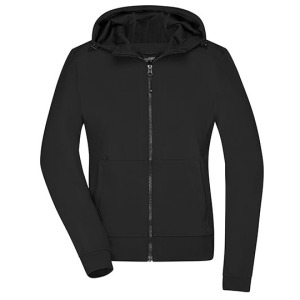 Kurtka Damska Softshellowa z Kapturem - Navy & Navy