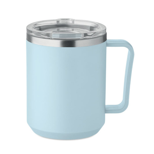 Kubek z 2 ściankami 400 ml Baby Blue MO2900-66 