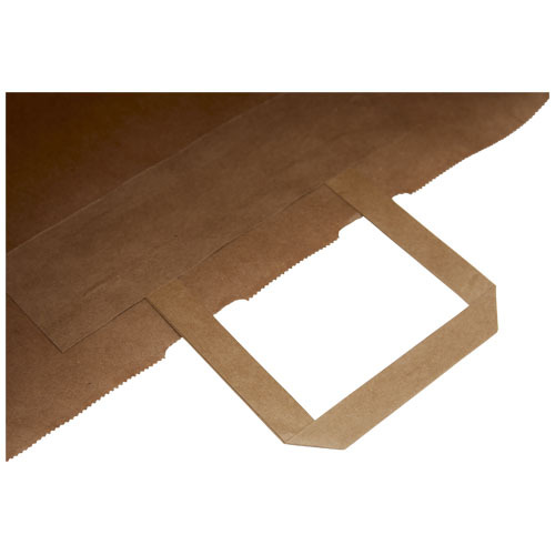 Torba z papieru Kraft z płaskimi uchwytami – 34 x 20 x 35 cm Kraftowy brąz 1PQ00706 (4)
