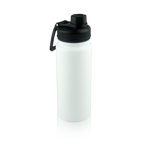 Butelka termiczna 600 ml Air Gifts, składany uchwyt biały V6975-02 