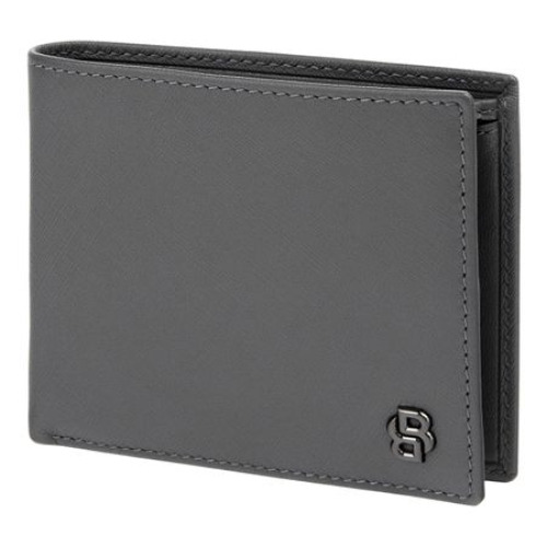 Portfel Double B Saffiano Black Szary HLM526H (3)