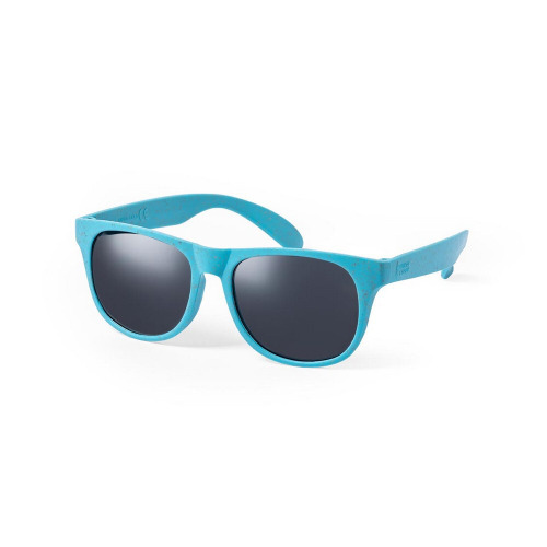 Okulary przeciwsłoneczne ze słomy pszenicznej niebieski V8344-11 (1)