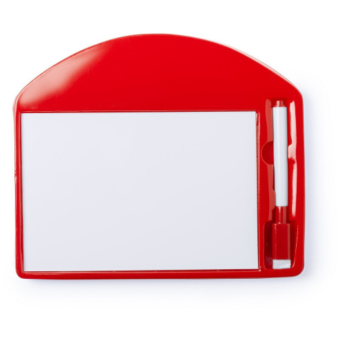 Tablica do pisania, marker i gumka Czerwony V7634-05 