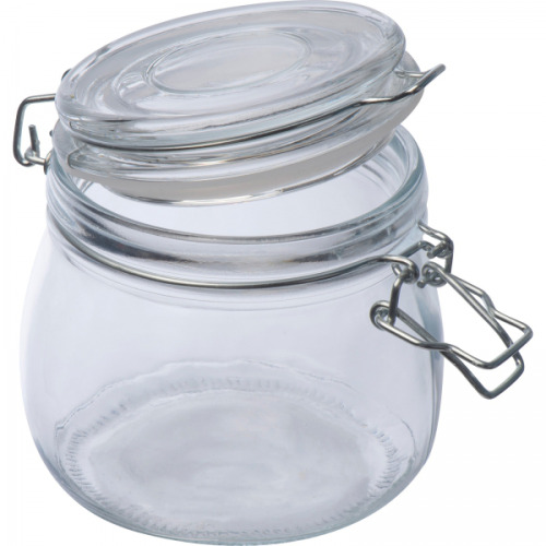 Słoik szklany 400 ml CORDULA Przeźroczysty 8262466 (3)