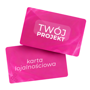 Karta plastikowa lojalnościowa