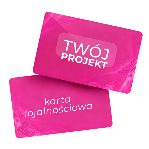 Karta plastikowa lojalnościowa Wielokolorowy PLK03 