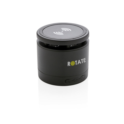 Głośnik bezprzewodowy 3W, ładowarka bezprzewodowa 5W Czarny P328.031 (3)