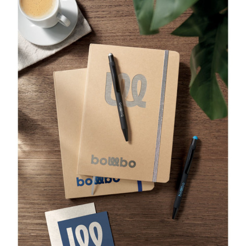 Kolorowy notatnik A5 Srebrny MO2580-14 (8)