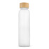 Butelka na wodę ze szkła i bambusa 500 ml Biały LT98849-N0001 (2) thumbnail