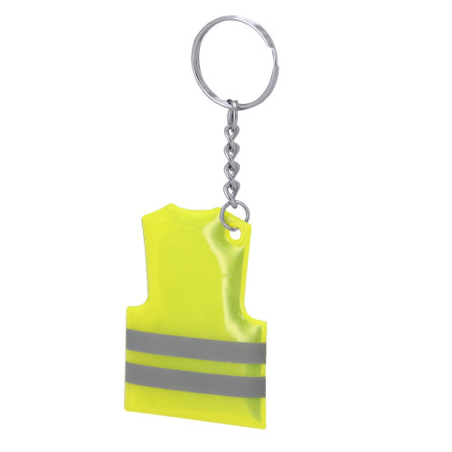 Brelok do kluczy "kamizelka" żółty VA783-08 