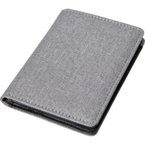 Etui na karty kredytowe, ochrona przed RFID Grafitowy V2809-15 